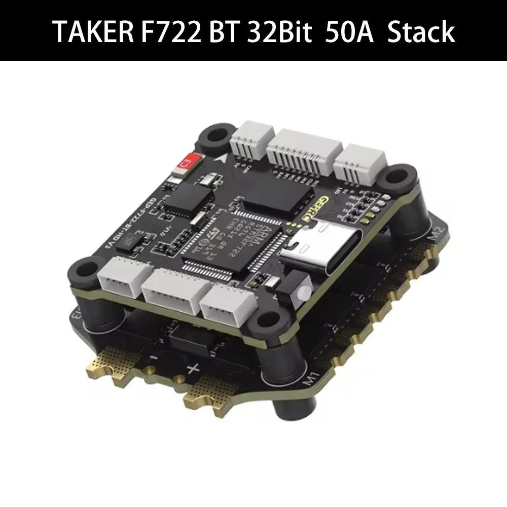 GEPRC TAKER F722 BT 8Bit 65A 60A 50A Stack 4IN1 ESC 512M 32Bit Data Flight