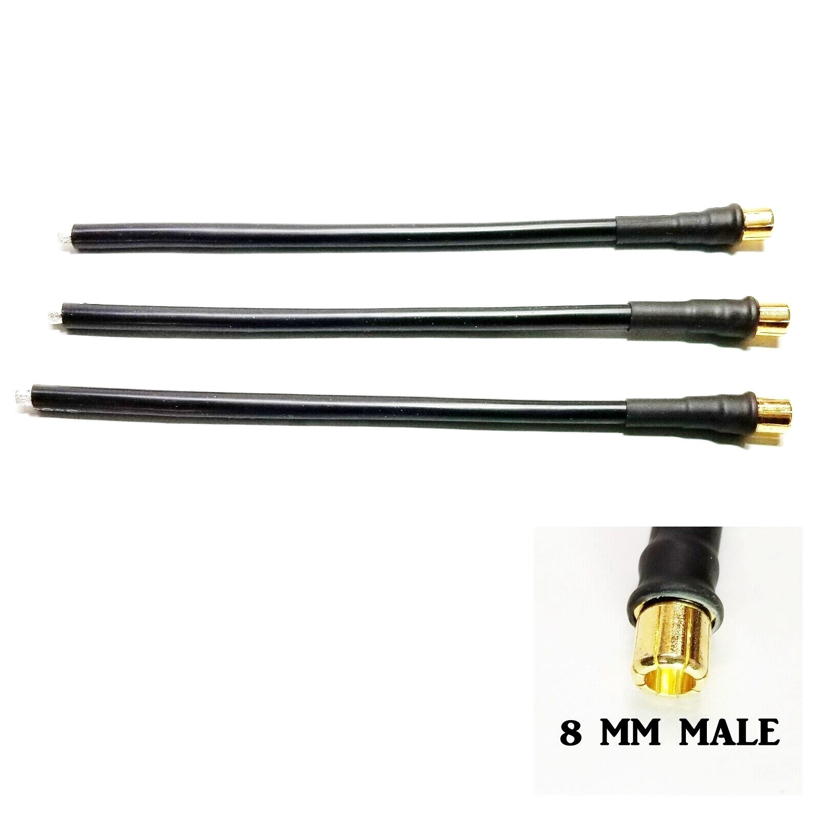 RCP Motor Wires MALE Brushless Motor Wires Tinned Ends Great for Sensored Motors
