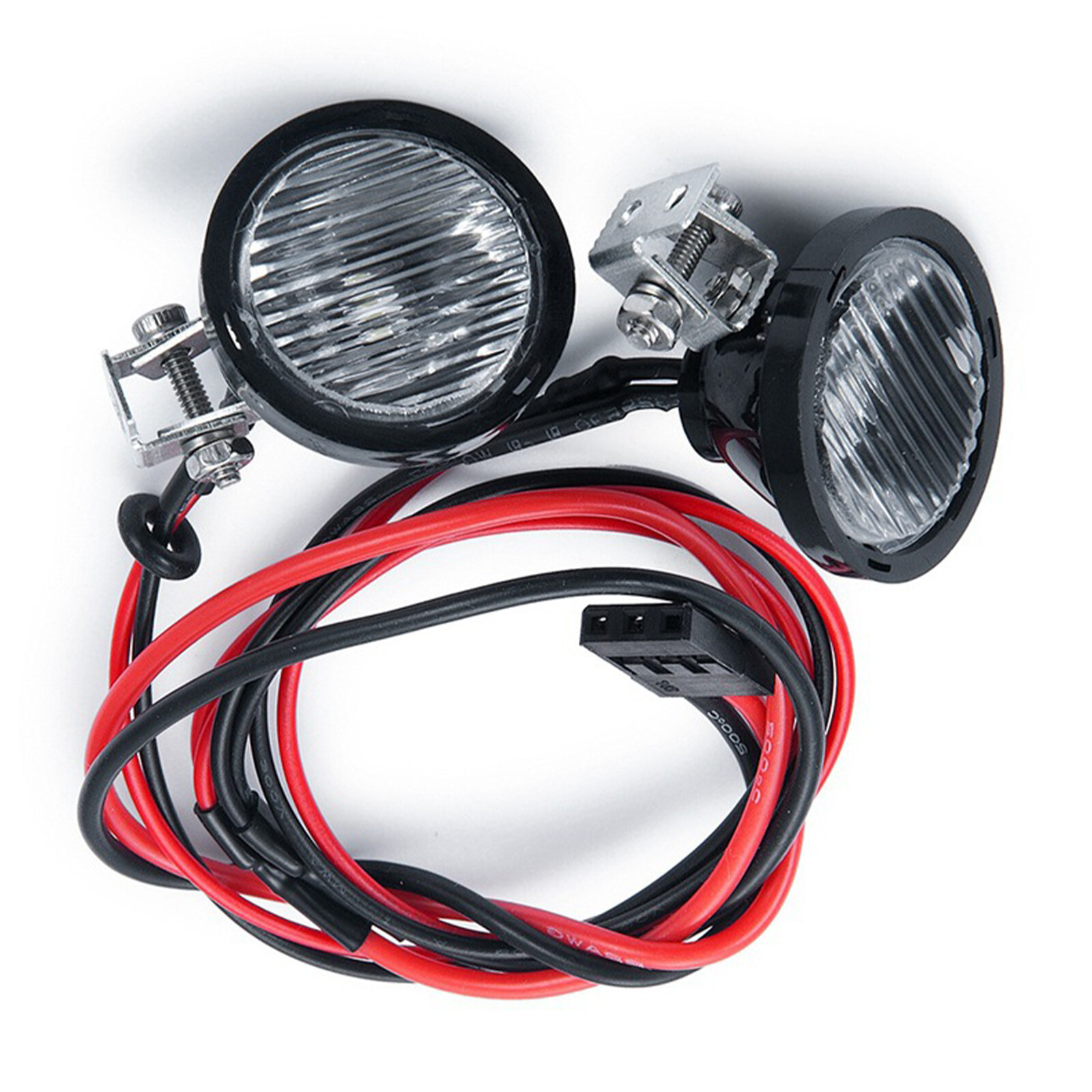 1Pair Round Headlights Light For Axial TRX4/6 Redcat RR10 MST 1/10 1/8 RC Car aa