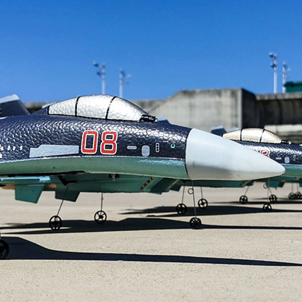 SU-35 Fighter 2.4GHz Switchable 6-Axis Gyro EPP RC toy Airplane Fixed Glide NEW