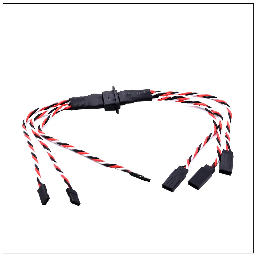 MPX 8 Pin Multi-Wire 20AWG Servo Extension Male Female Plug 3 Wire