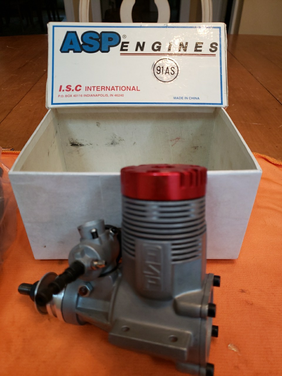 ASP Engine – ASP 91 AS – 91AS Red head RC motor – New