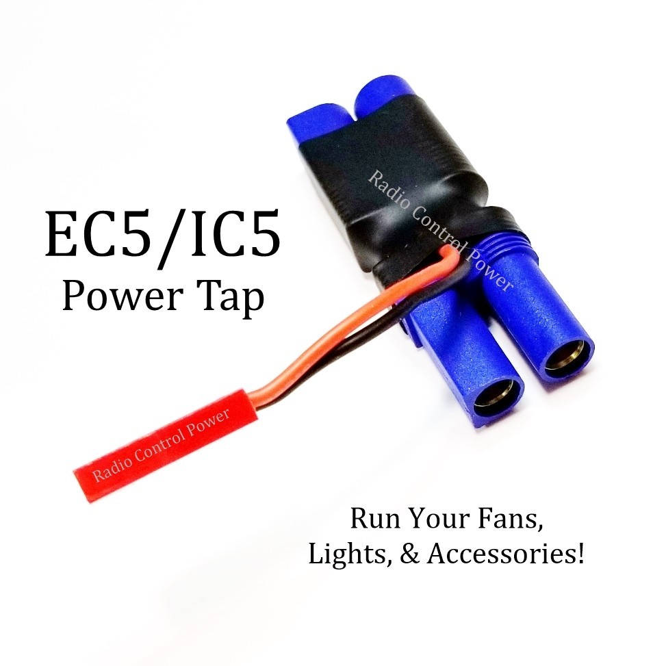 RCP-JRJST EC5/IC5 Power Tap Connector to JST Female EC5/IC5 M to EC5/IC5 F