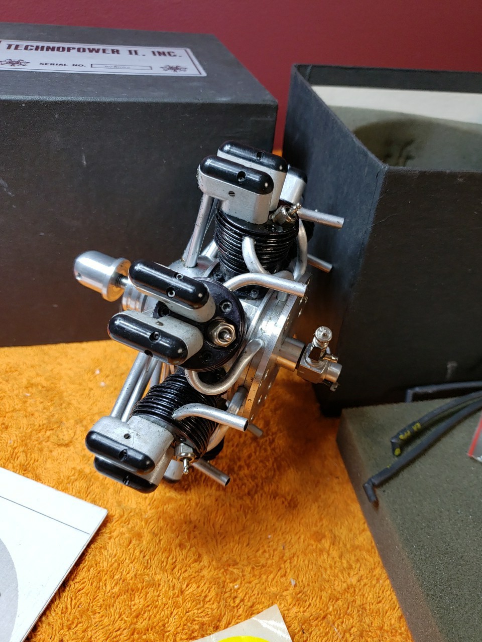 Technopower II Inc. Techno Power 7 Cylinder 4C RC Classic Radial Motor