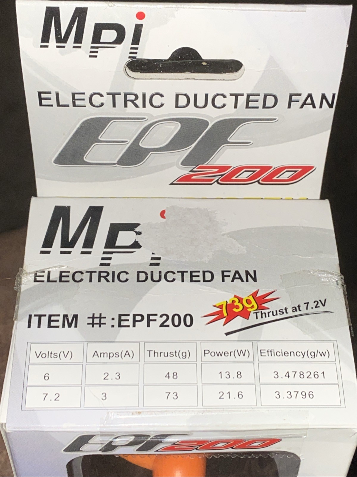 Maxx Products Mpi ELECTRIC DUCTED EPF 200 FAN POWER SYSTEM Model Airplane