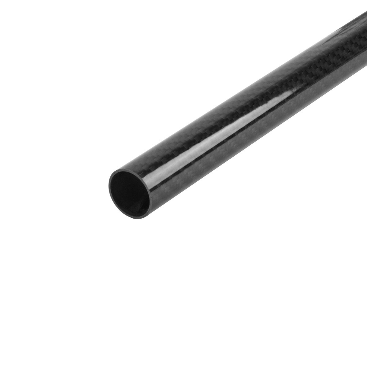 2PCS 23mm*21mm*500mm Roll Carbon Fiber Tube RC Airplane 3K Glossy Multicolor
