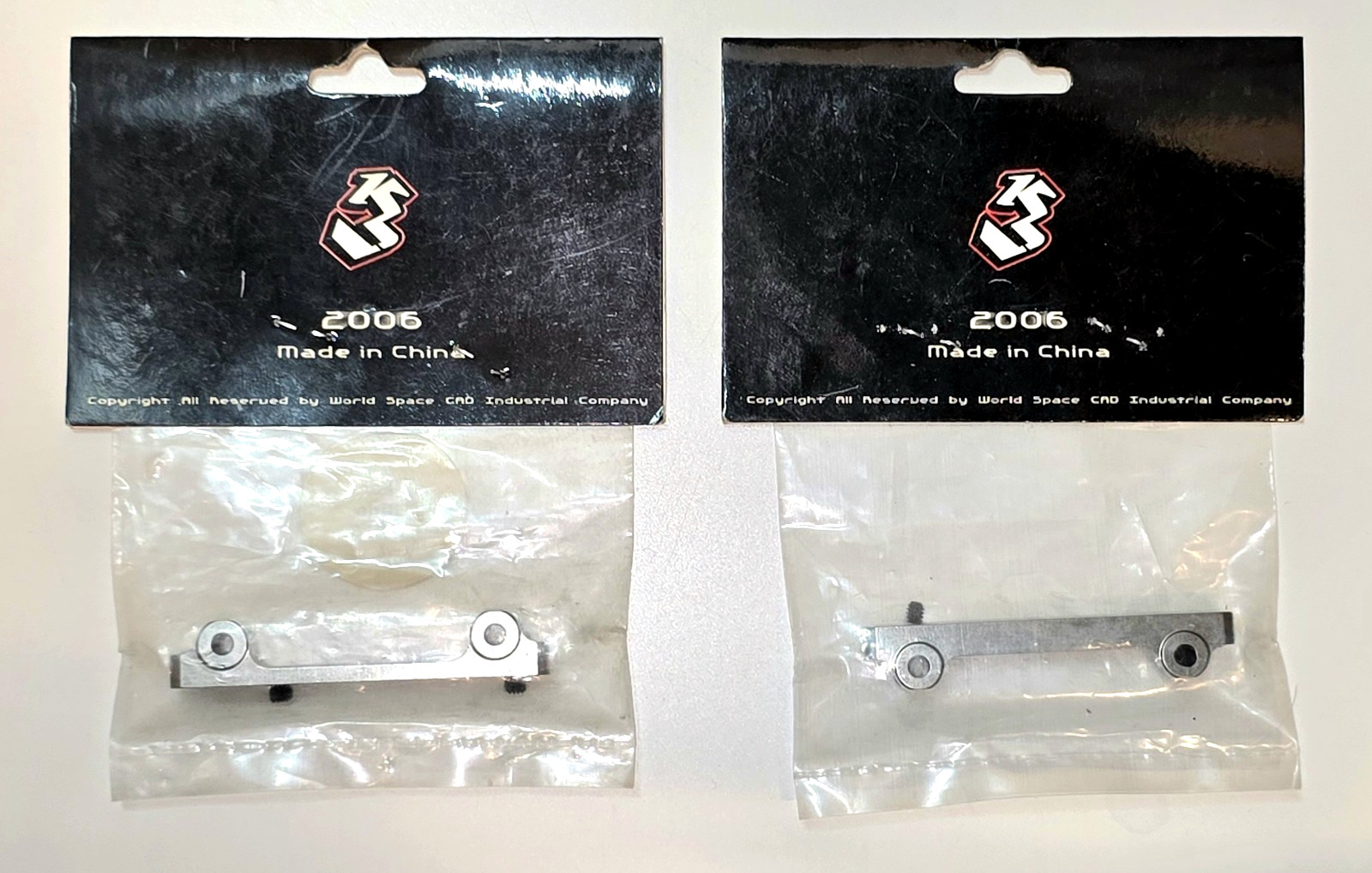 Vintage 3 Racing NTC3 Nitro TC3 Aluminum Front Rear Suspension Arm Mounts RARE