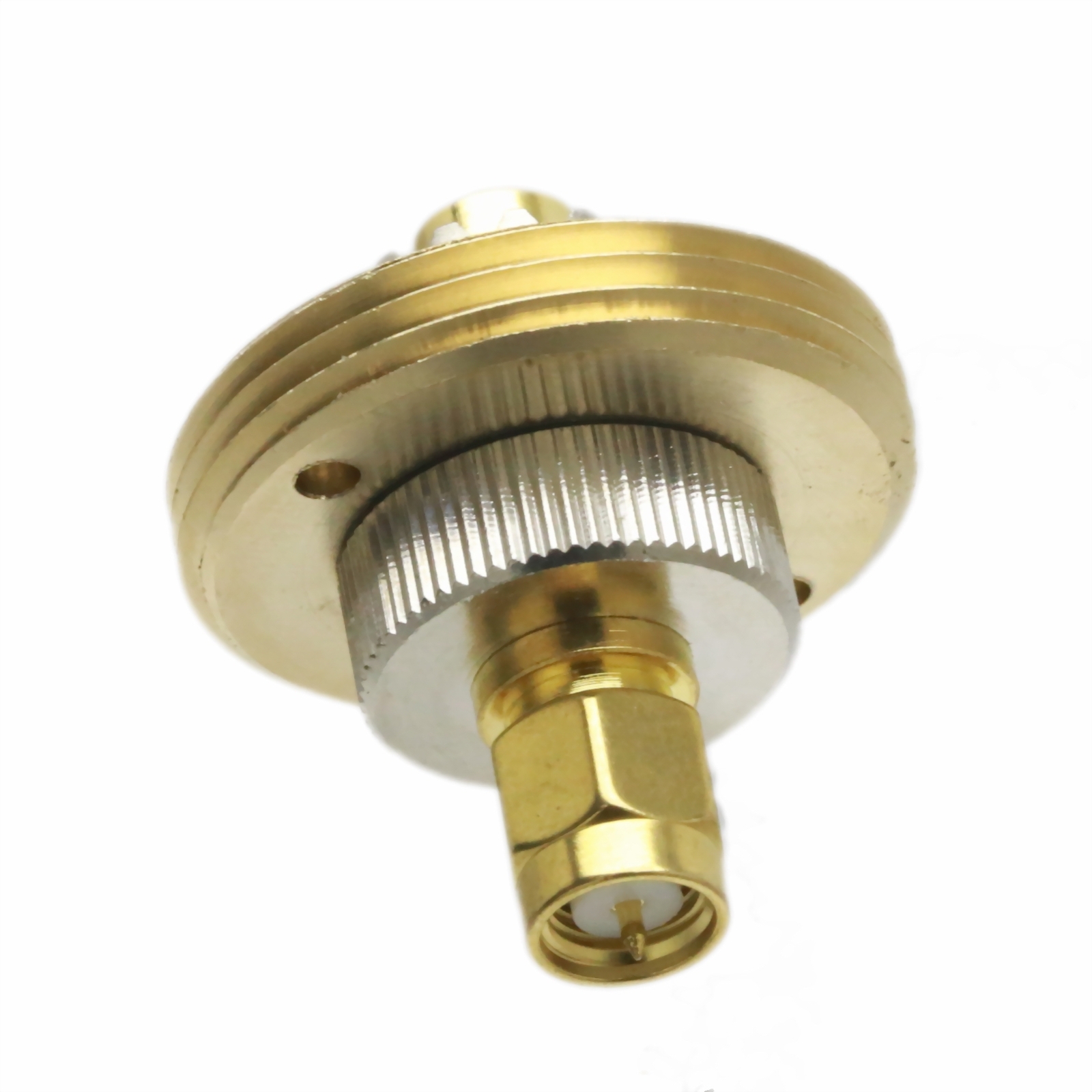 NMO Mount connector 5/8″ hole to SMA male adapter UHF/VHF Antenna Ham Radio MOTO
