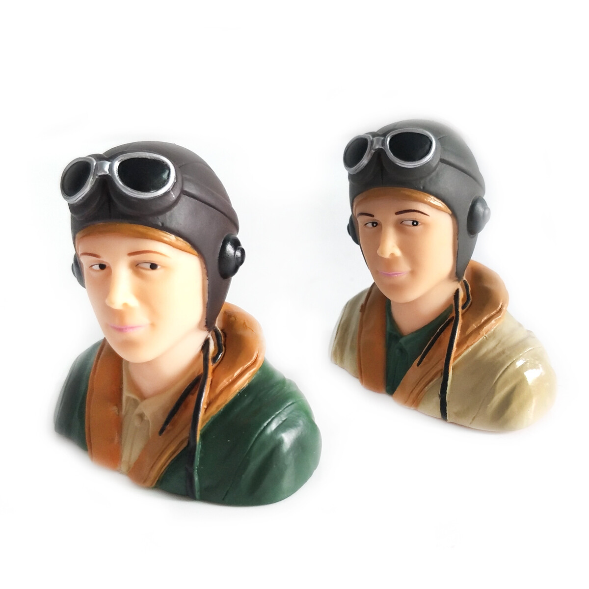1pc WWII Pilots Figure L67*W40*H66mm 1/6 Scale For RC Airplane