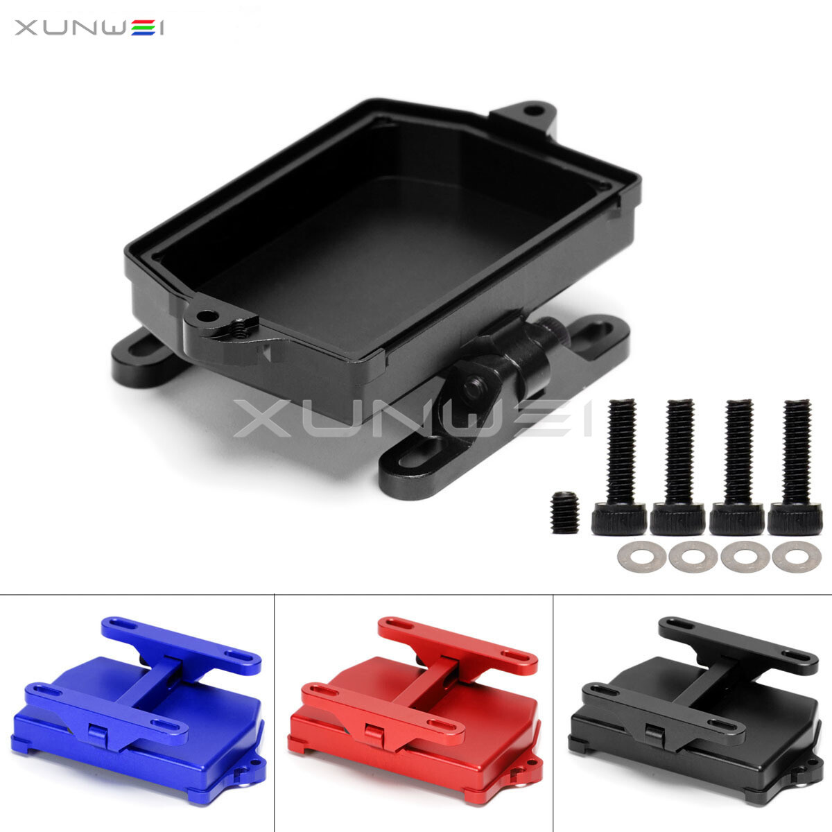 Aluminum Receiver Box Cover ESC Bracket 7724 For TRAXXAS 1/5 XMAXX 1/6 XRT Truck