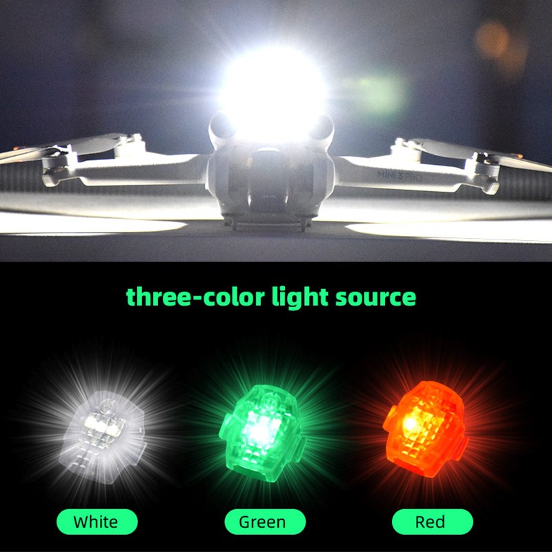 Rechargeable LED Strobe Signal Flashing Light For DJI Mini 3 Pro// Air 2 Drone M