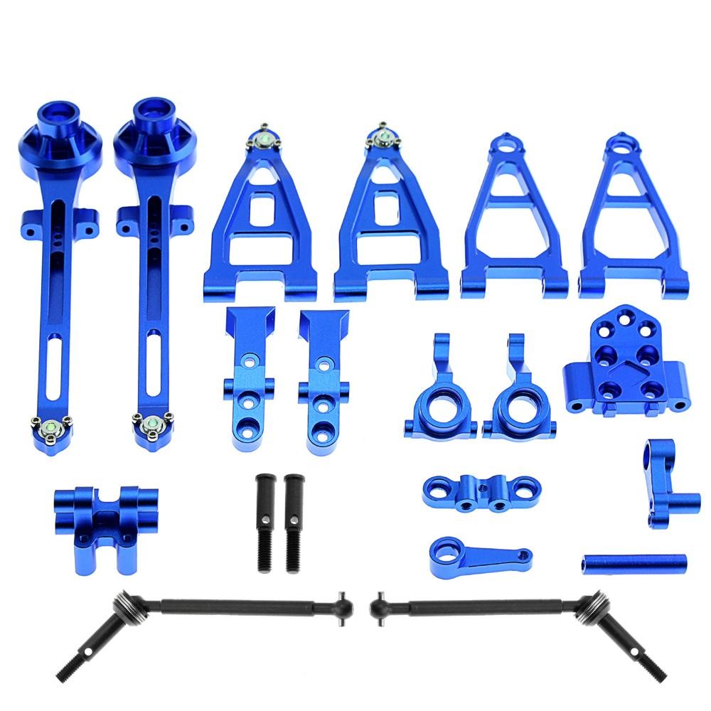 Full Metal Upgraded Parts Set For Tamiya BB01 BBX BB-01 1/10 RC Car Replacement