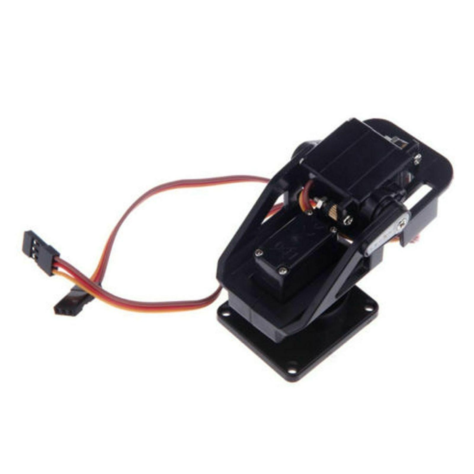 2Pcs Servo With Arm Pan-Tilt 2-Axis Servo Gimbal for FPV Quadcopter Car Plane D