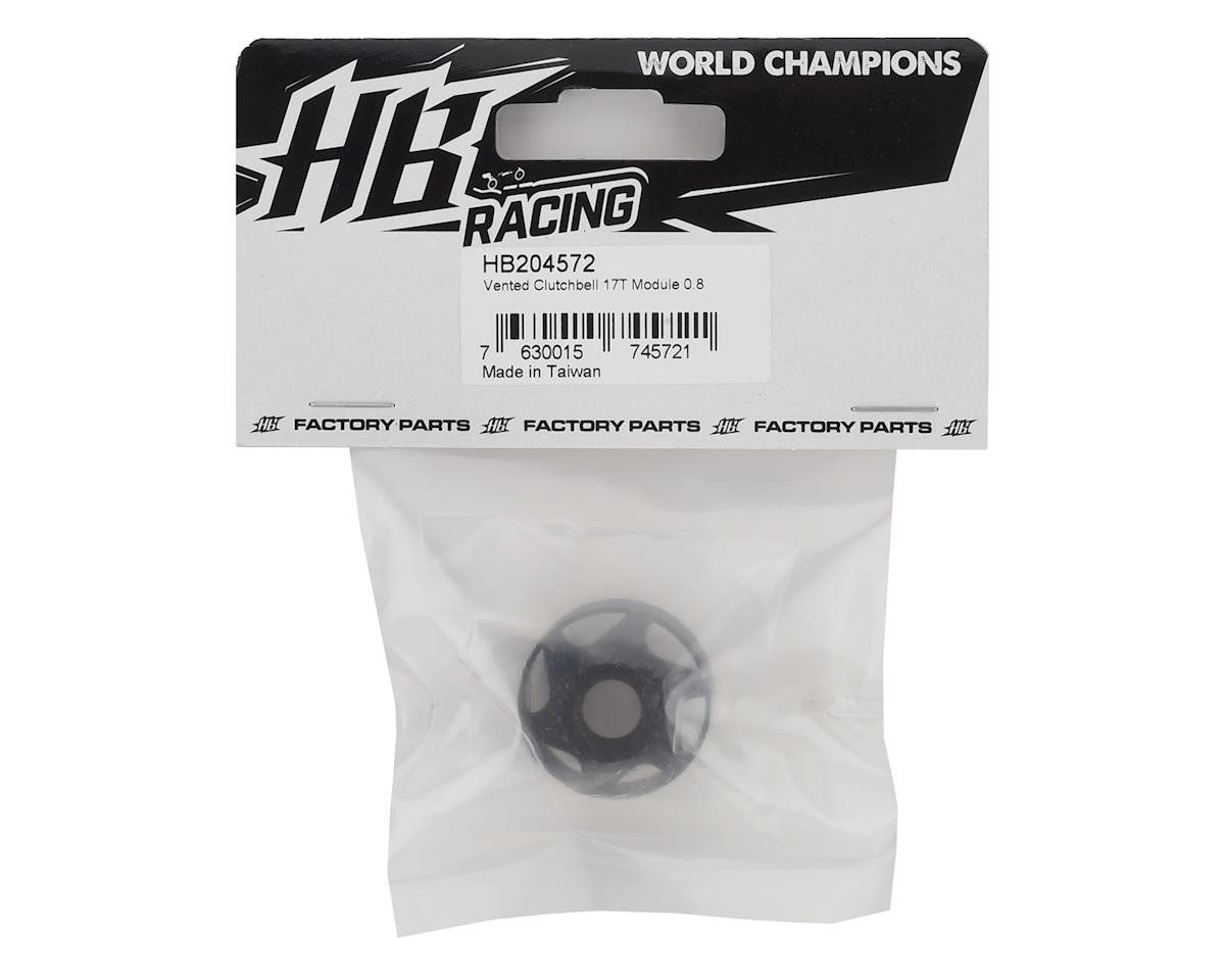 HB Racing D819RS Vented Mod 0.8 Clutch Bell (17T) [HBS204572]