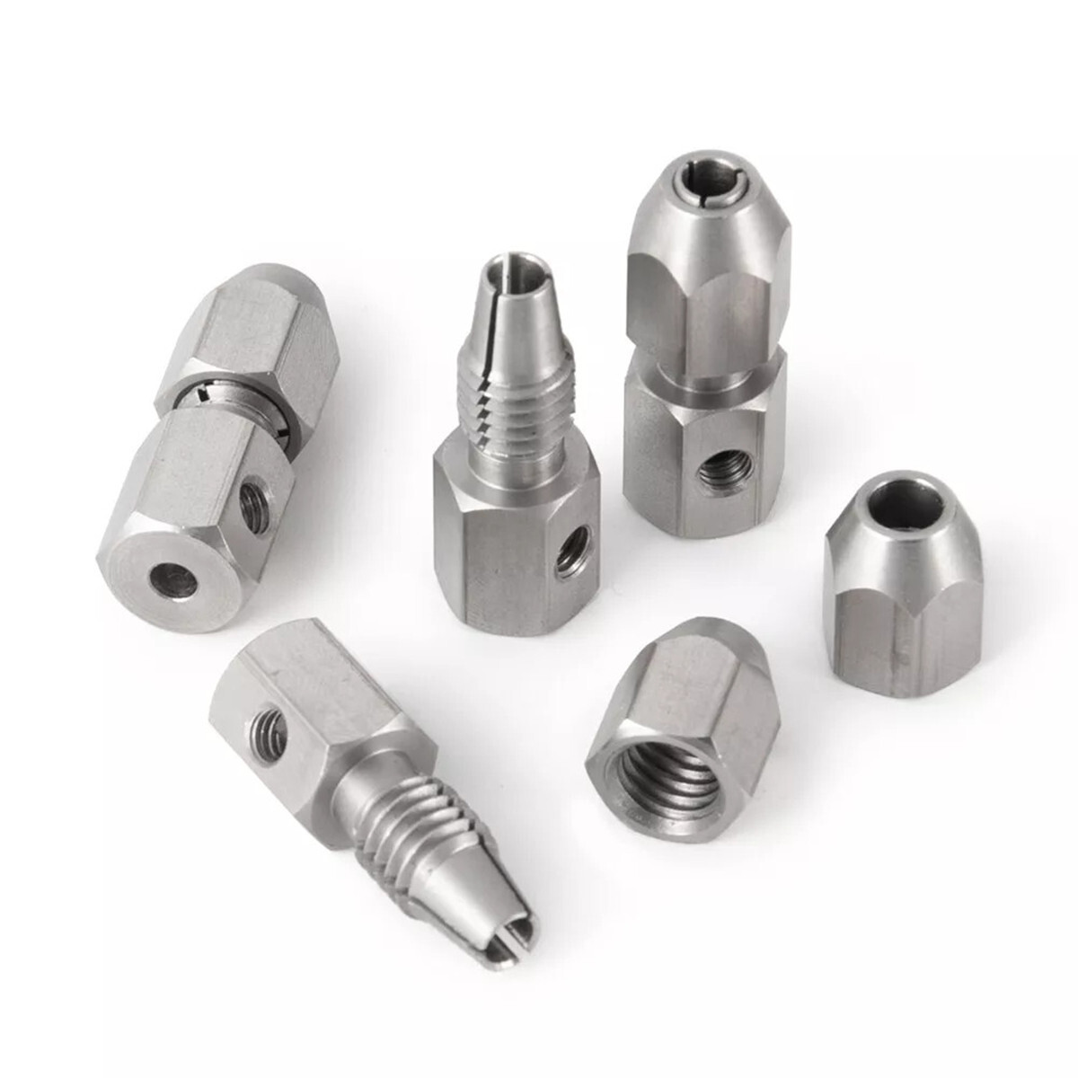 CNC 3.17/4/5/6mm to 4mm Flex Collet Coupler Motor Shaft for RC Boat coupling