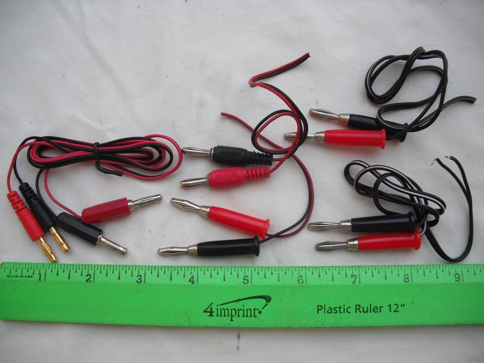 Lot of 6 Assorted Banana Plug Set, Wires, Cables, RC R/C Plane Airplane Boat Car
