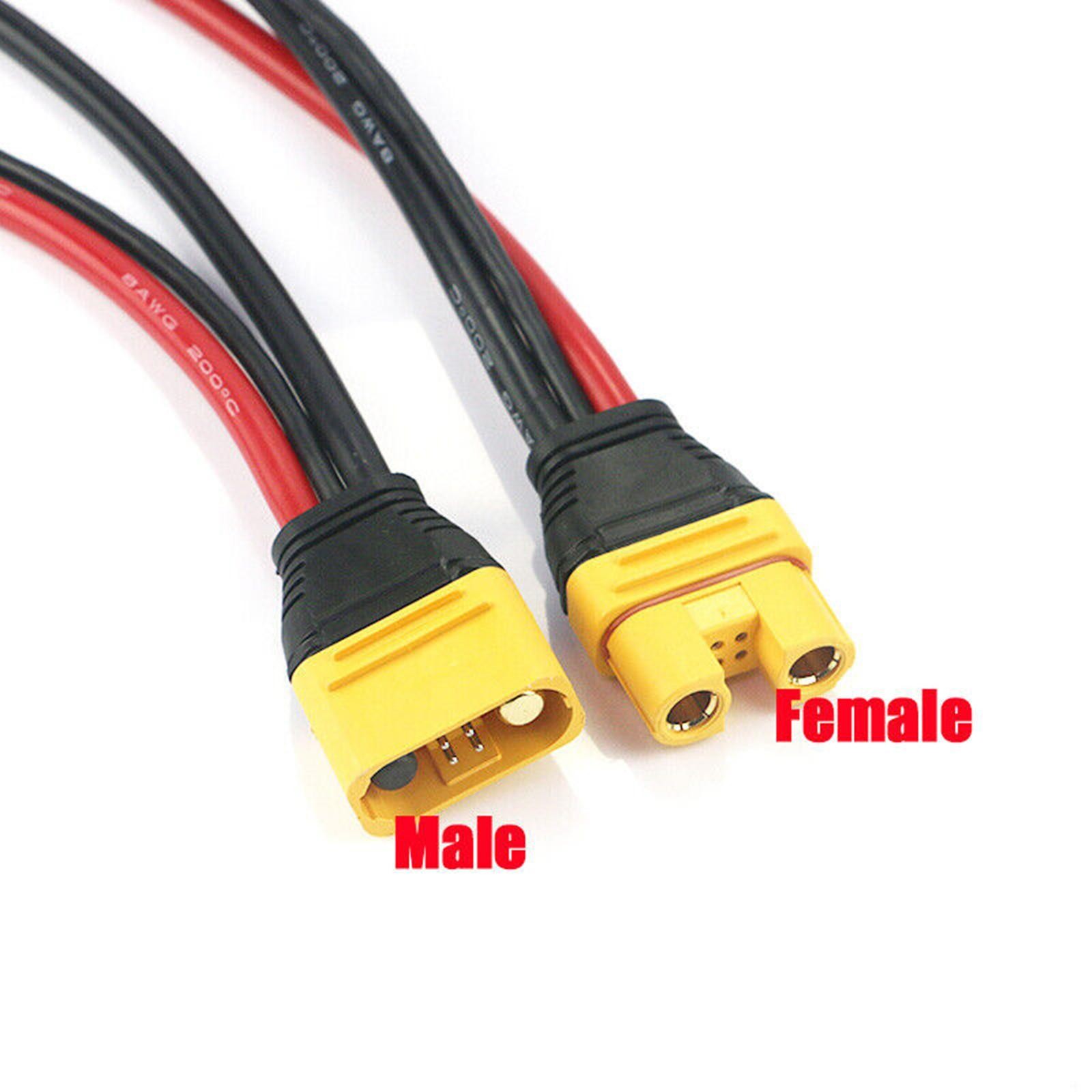 35cm AS150U 70A Anti Spark Male / Female Plug Connector Cable For RC Model