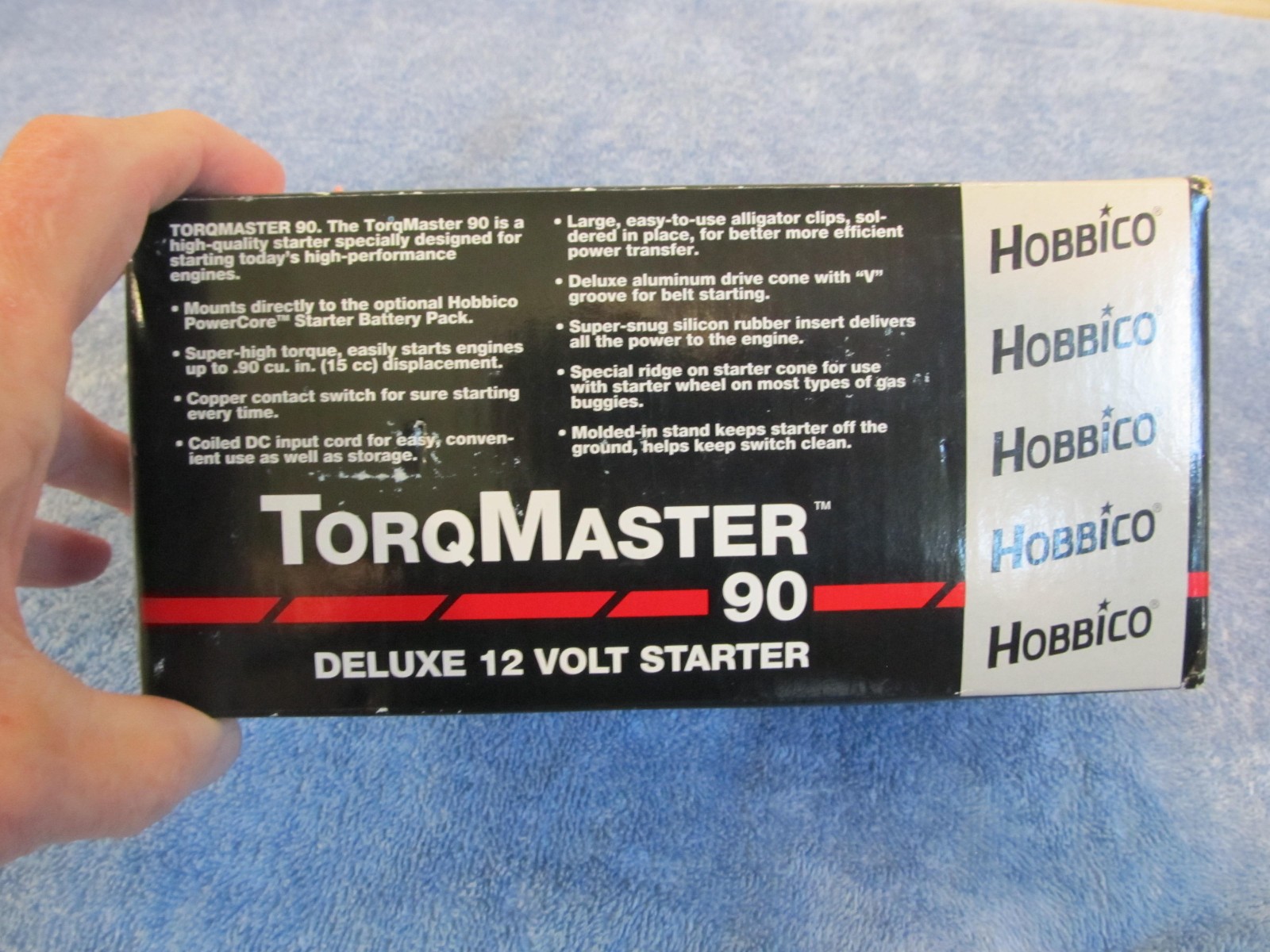 Hobbico TorqMaster 90 Deluxe 12V Model RC Starter New In Box