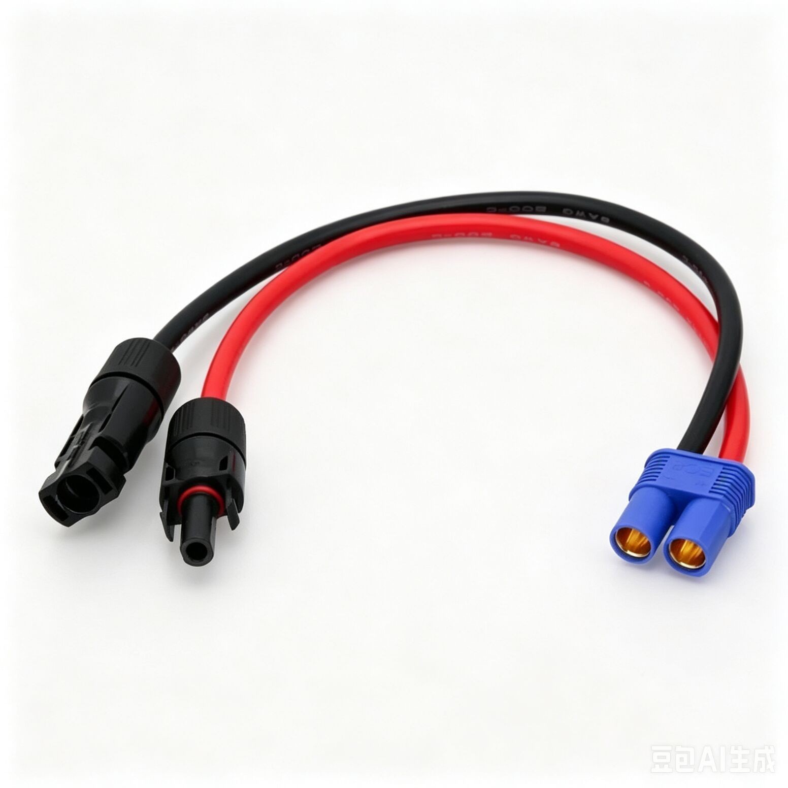 EC8 Female to 4mm MC Connectors Power Adapter Solar Panel Battery 8AWG 1FT Leads