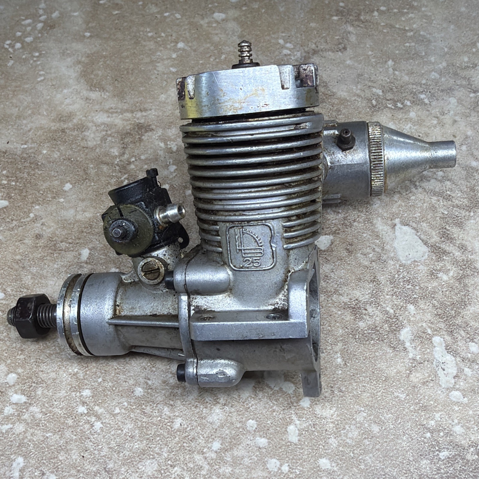 HB Engine HB 25 RC Motor .25 w/ Muffler – Made in Germany