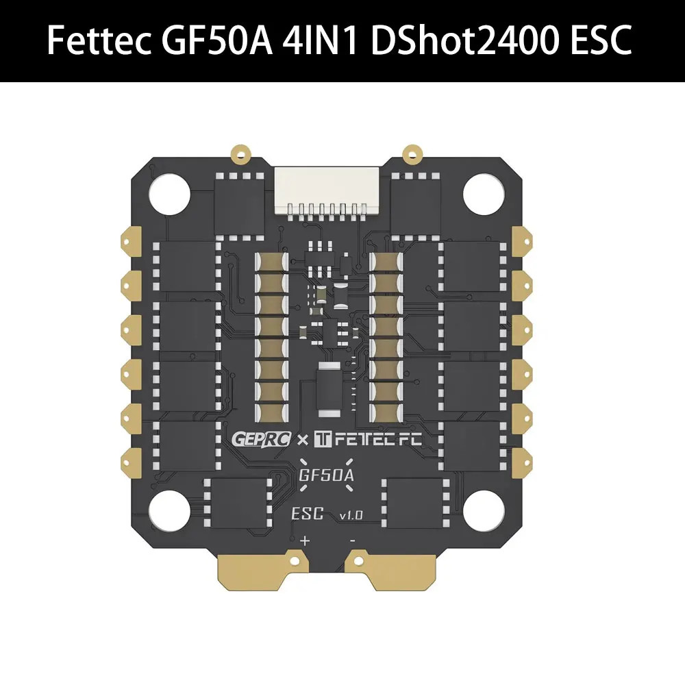 GEPRC Fettec G4 Alpha GF50A FPV Stack G473 Flight Controller FETTEC S2M Dshot240