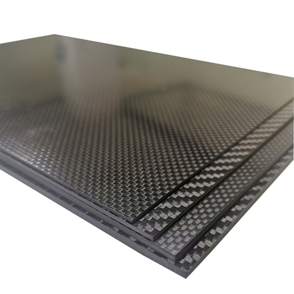 0.5 1 2 3 3.5 4 5 6mm Thick 300x400mm 100% 3K Carbon Fiber Plates For Auto-Parts