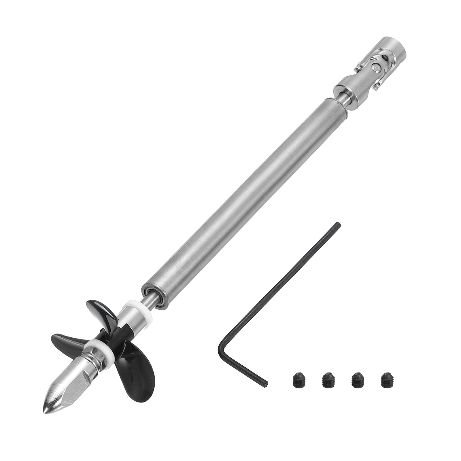 Drive Shaft W Propeller and Universal Joint,L130mm,Fit for 2.3 mm