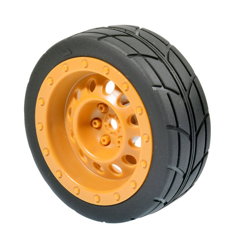 1/10 Onroad Touring Rc Car Wheels Rubber Tires Set for Tamiya HSP HPI tt01 tt02