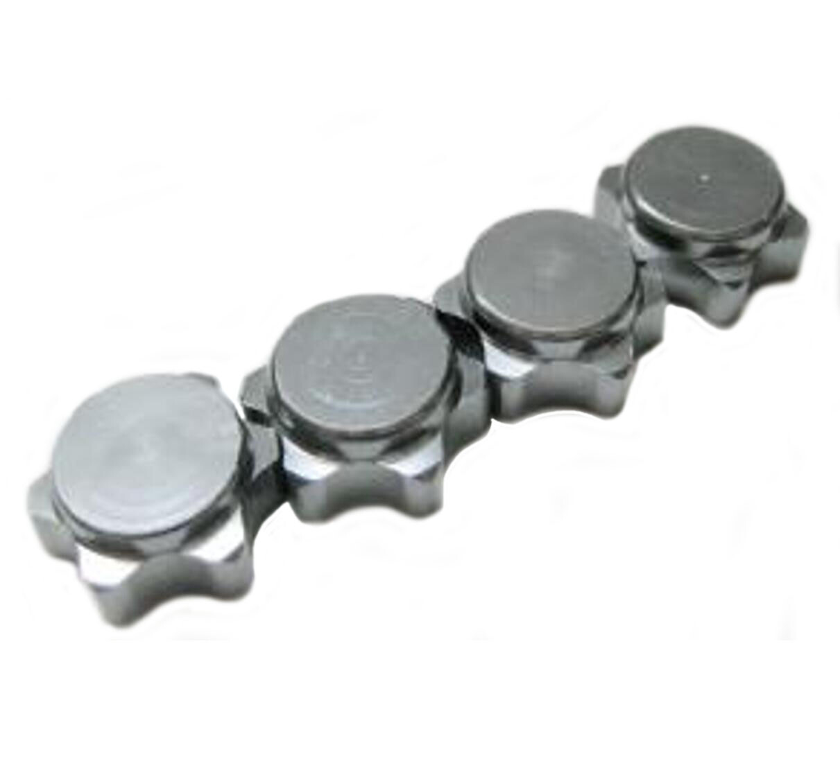 17mm Aluminum Wheel Hub Hex Nut Caps Fine Anti-Dust Cover for 1/8 RC Car Buggy