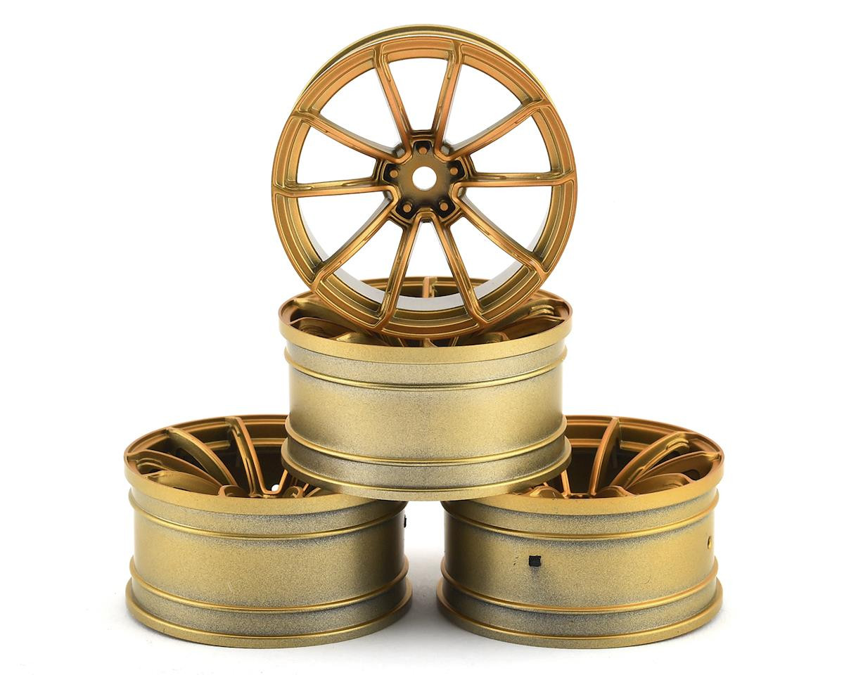 MST Gold GTR wheel (+9) (4) [MXS-832068GD]
