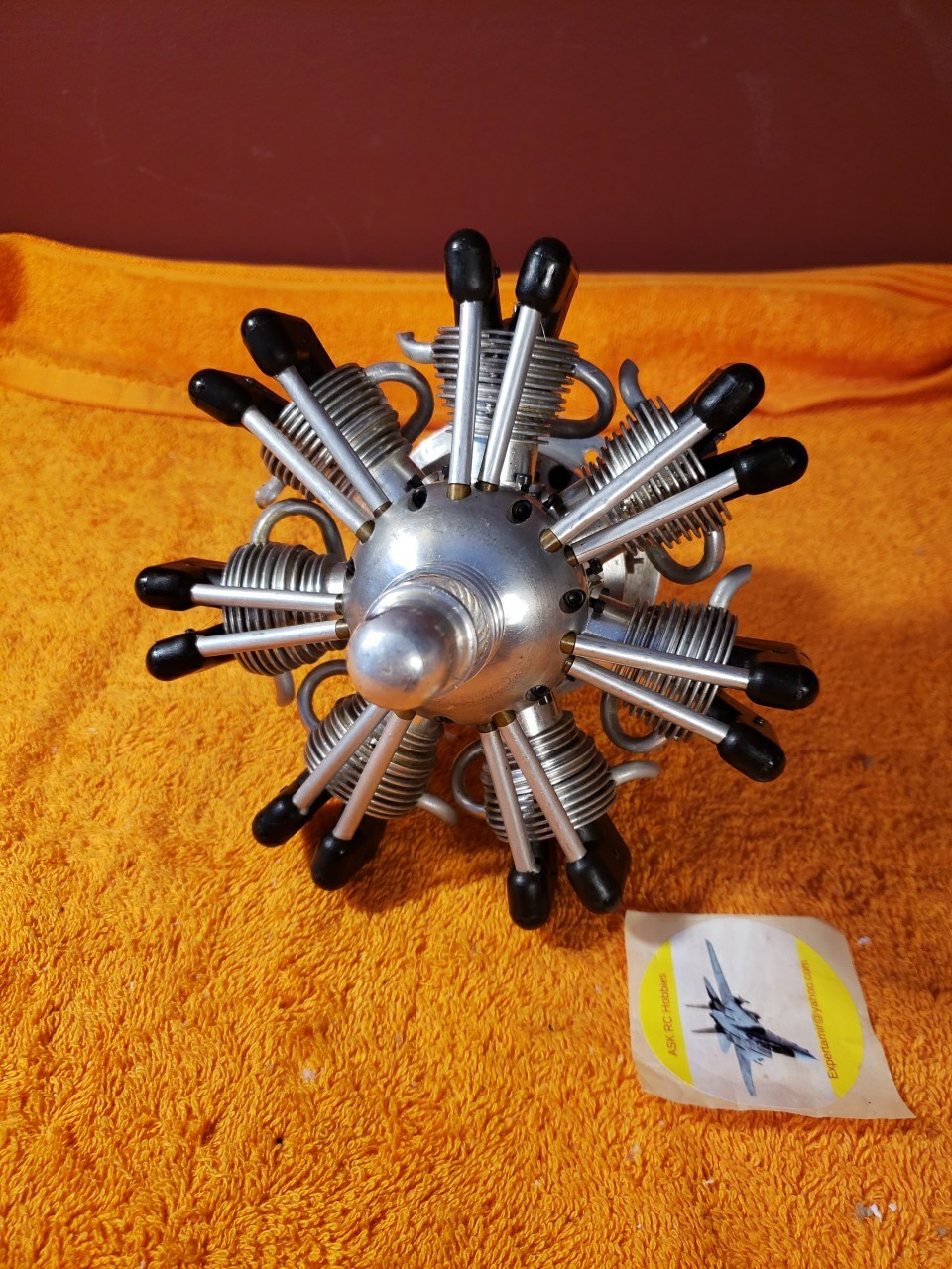 Technopower II Inc. Techno Power 7 Cylinder 4C RC Classic Radial Motor – KIK25