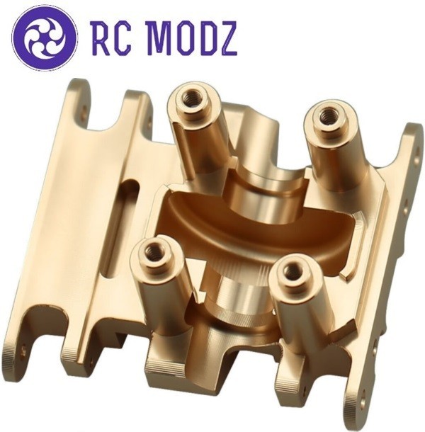 Hot Racing SXTY38LH Axial SCX30 Brass Center Gear Box Mount