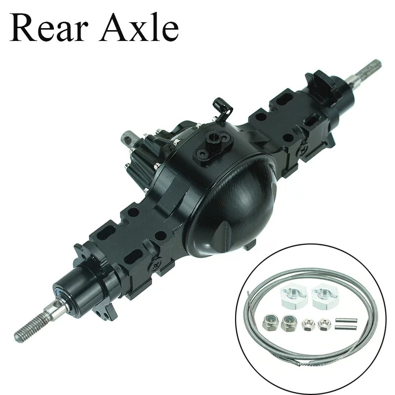 All Metal Front Rear Axles 6X6 8X8 for 1/14 Tamiya Truck Scania 770s King Hauler