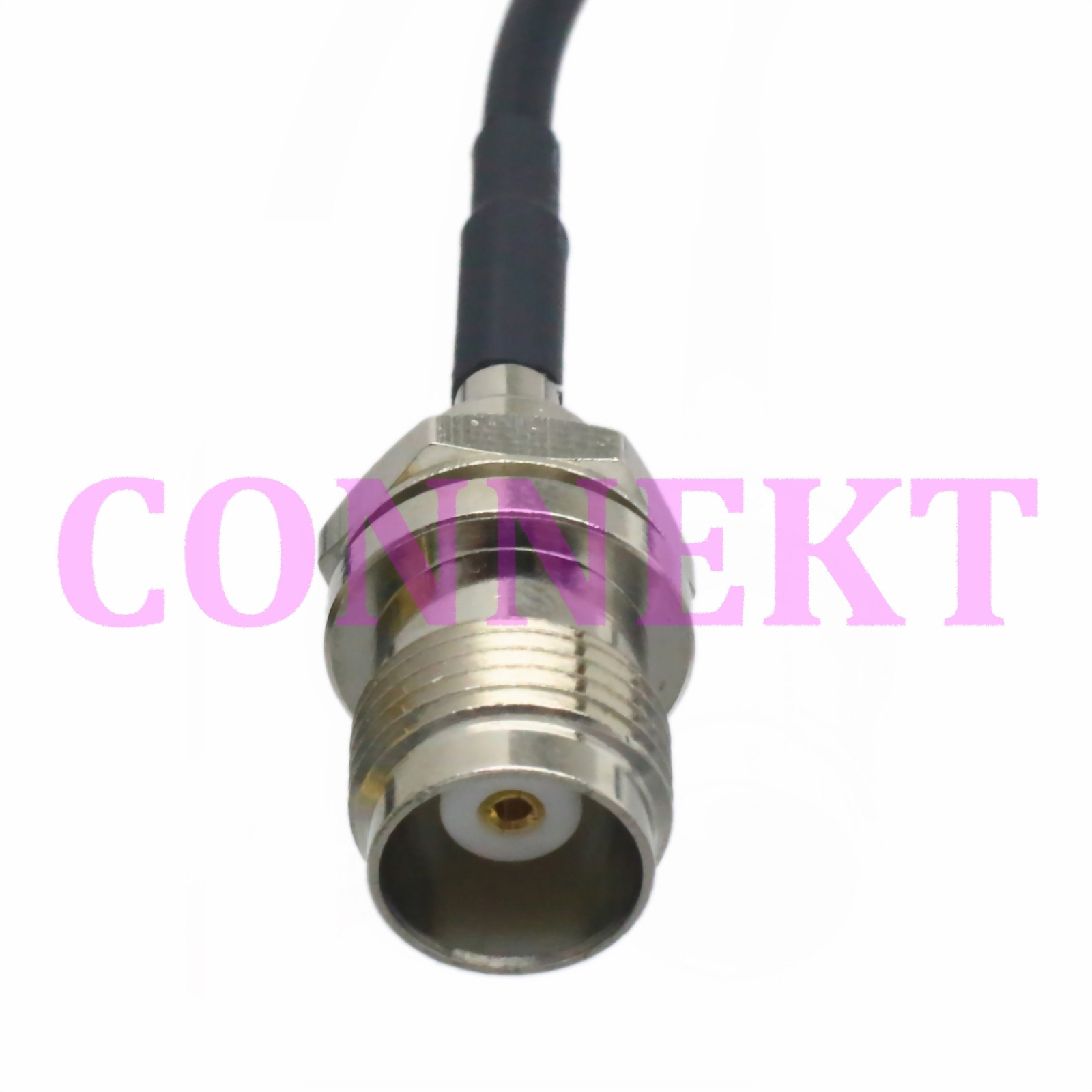 TS9 male right angle to TNC female jack bulkhead RG174 cable jumper pigtail 15cm