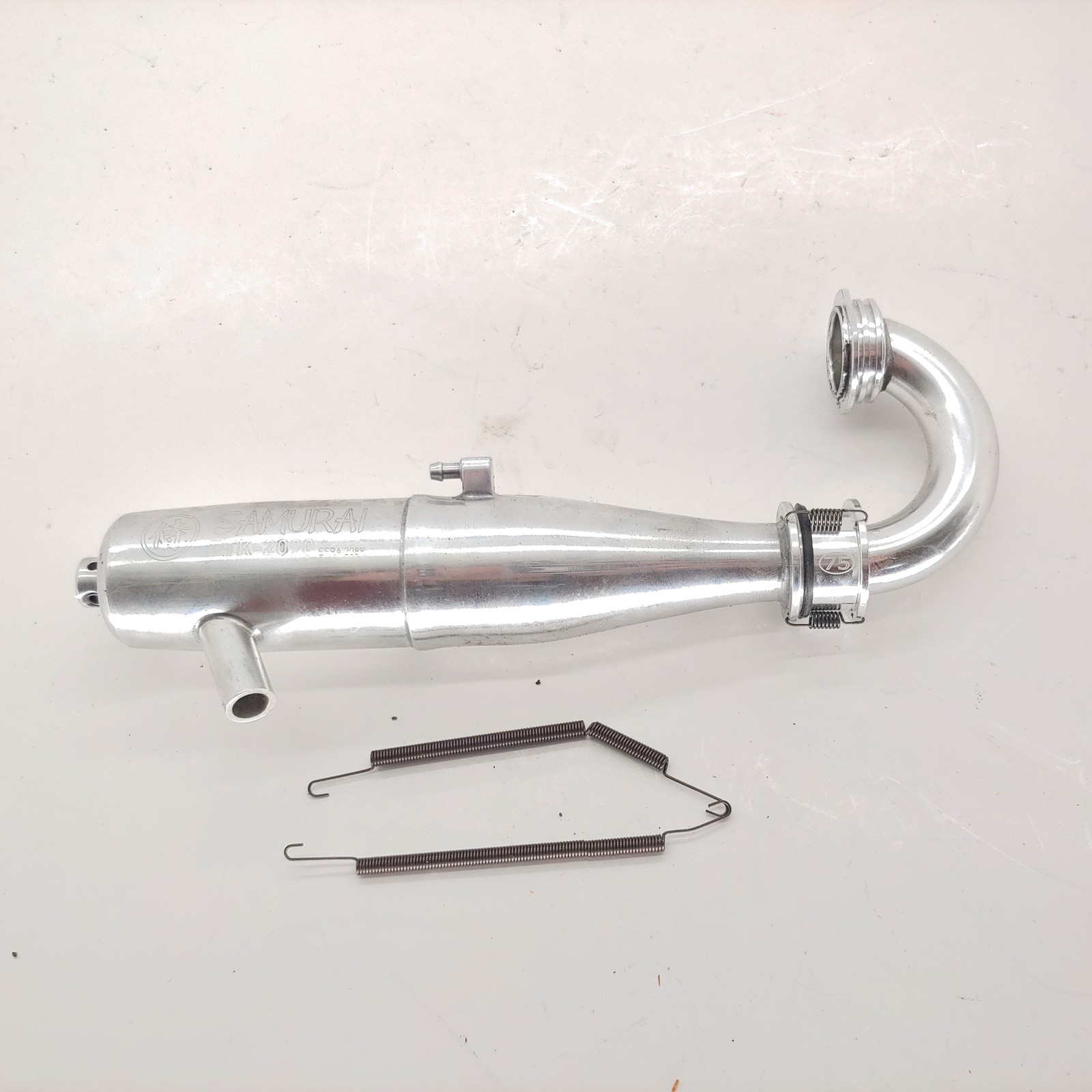 ProTek RC 2090 Tuned Exhaust Pipe w/75mm Manifold (Welded Nipple)
