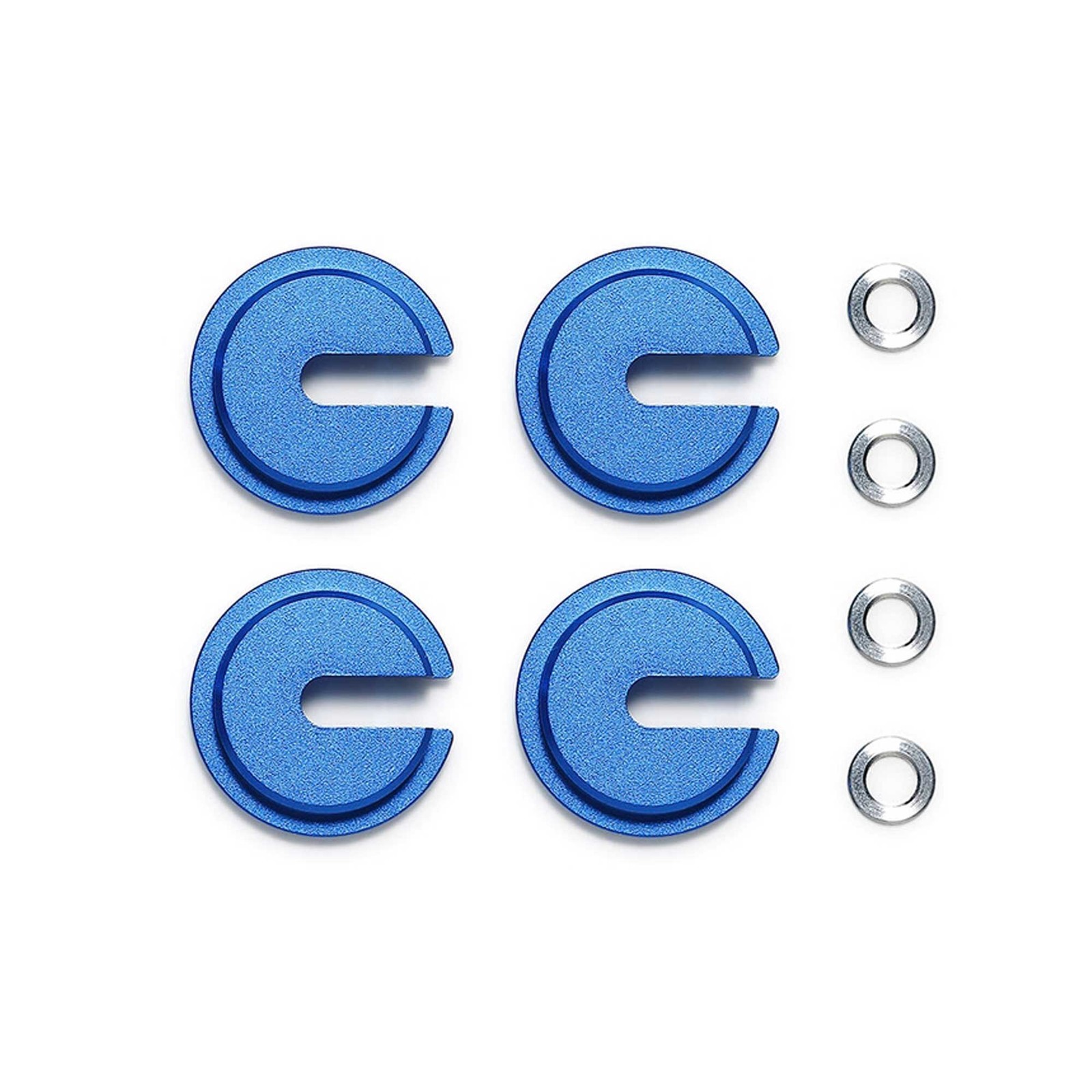 Tamiya Lo-Mount Aluminum Retainers for Large-Diameter Springs 4pcs. TAM22080