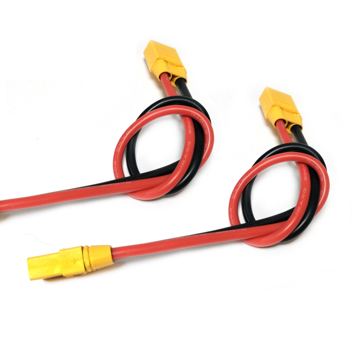 XT90 Battery Connector Male Female Extension Cable/Lead Soft Silicon Wire 12AWG