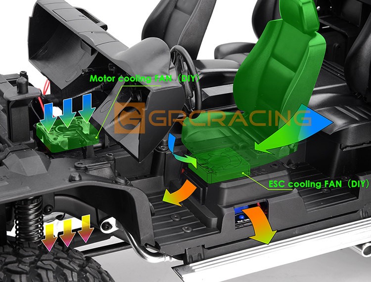 For TRX4/6 Mercedes Benz Interior kit G500 G63 6 × 6 Simulation Seat # G161G New