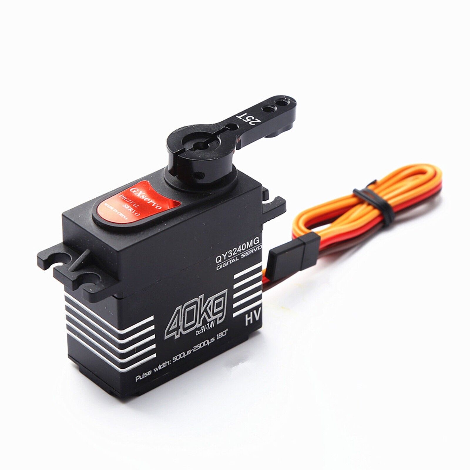 40KG Metal Gear 180° 1/8 1/10 Scale Steering Throttle RC Digital Servo