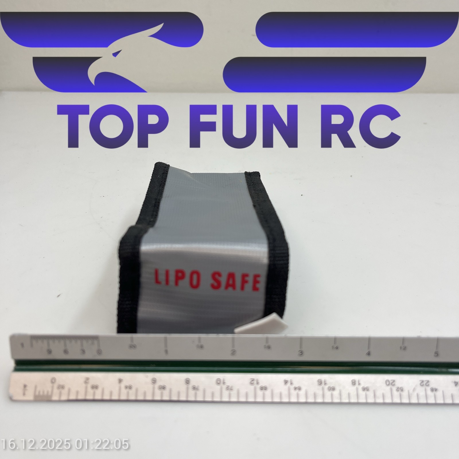 LIPO SAFE SINGLE BATTERY FIREPROOF BAG FOR SAFELY STORING