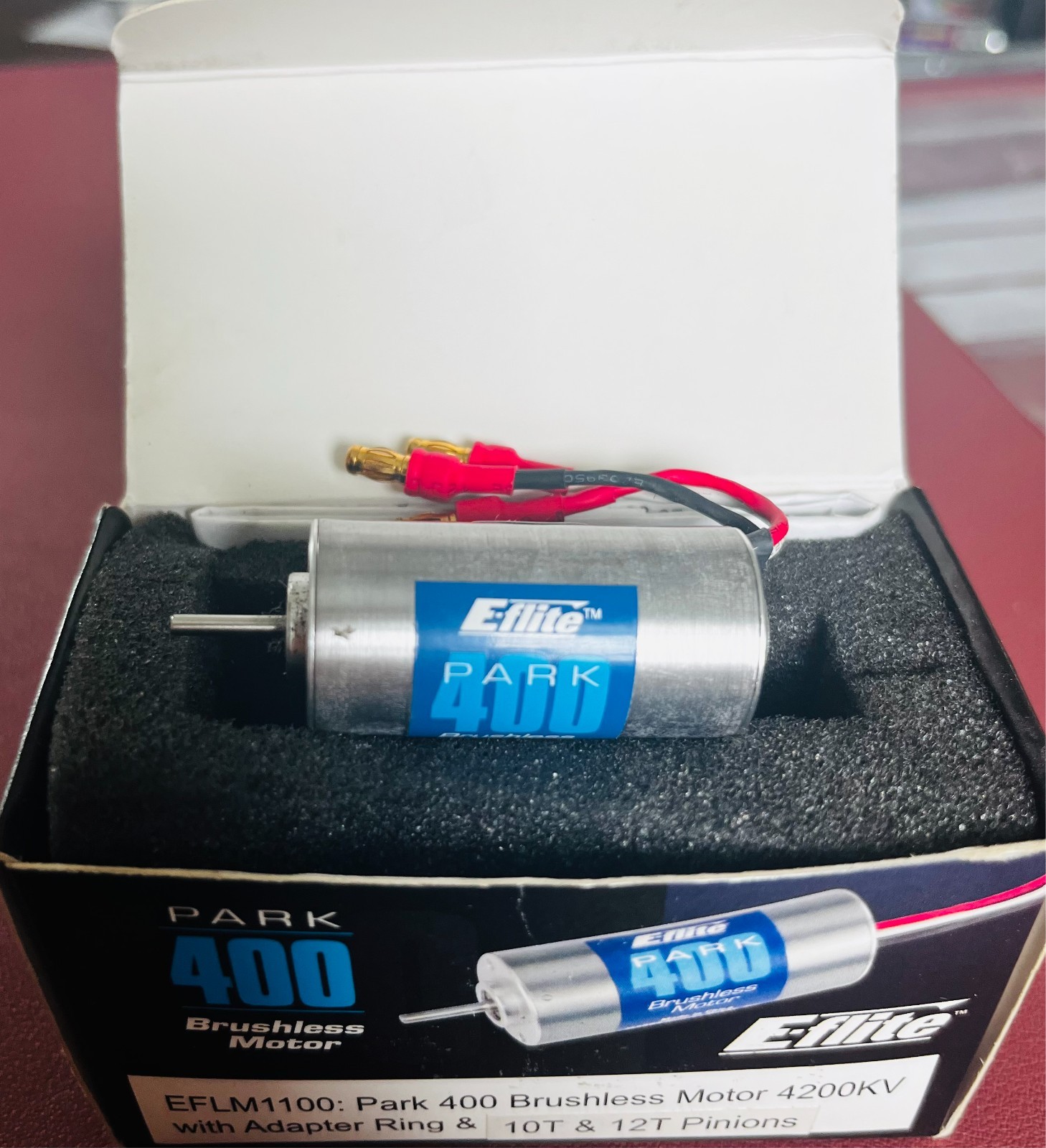 Vintage NOS E-flite Brushless Motor 4200Kv Park 400 EFLM1100 Motor ONLY