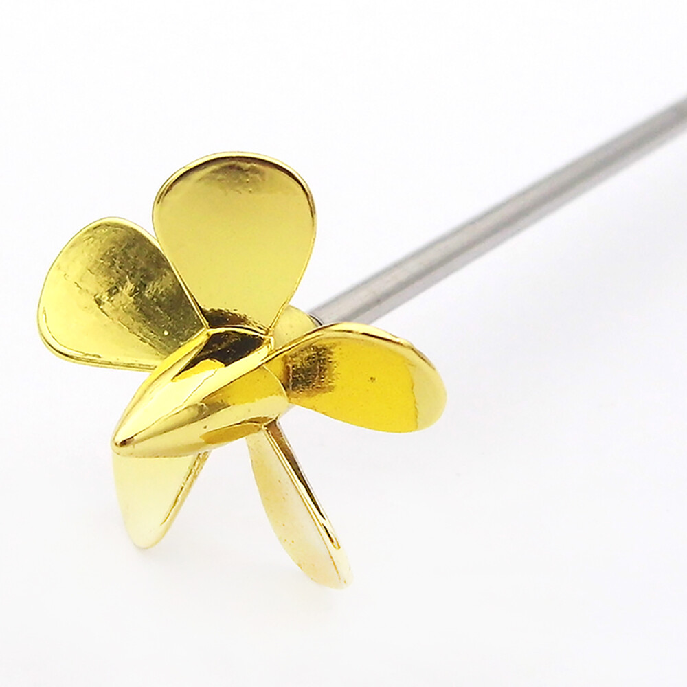 2x 5-Blades Metal Propeller 3mm M3 25mm Submerged Prop for RC Boat Scale Marine