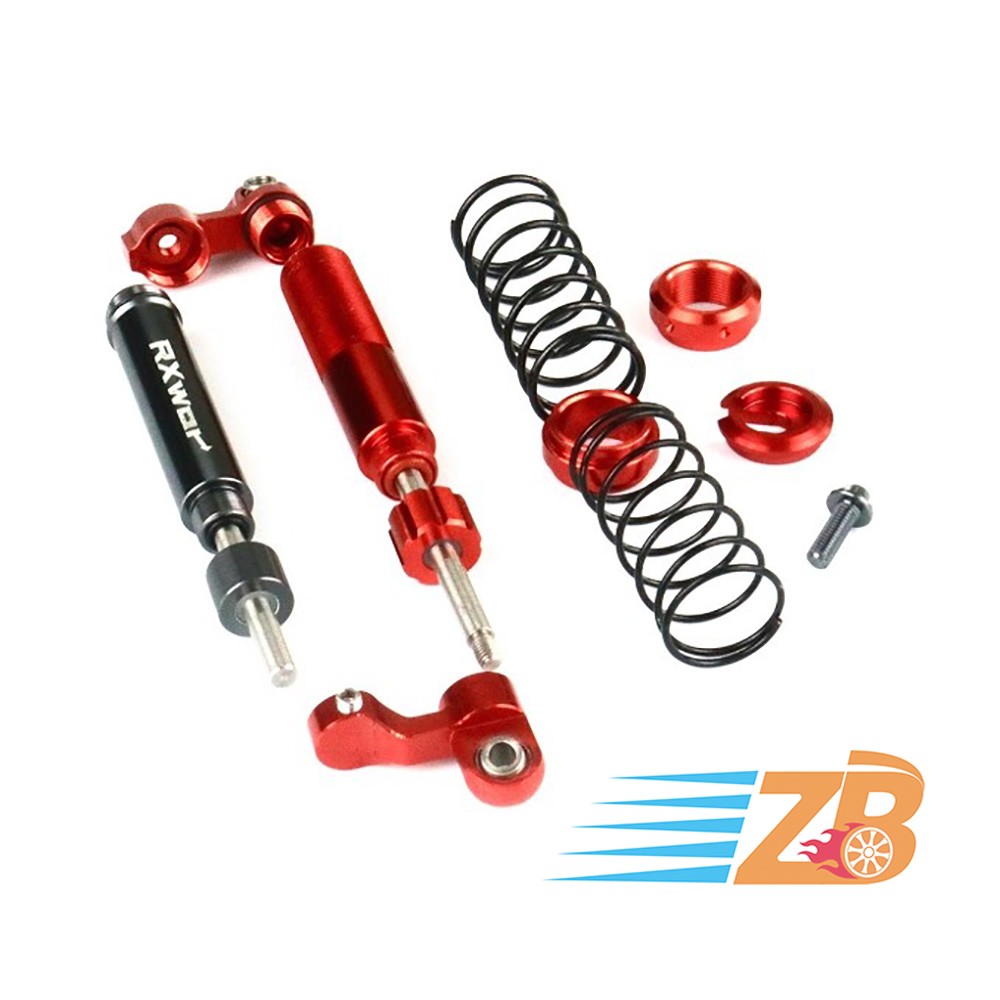 Metal Shock Absorber Suspension 2 Oil Negative Pressure Damping For 1:10 Crawler