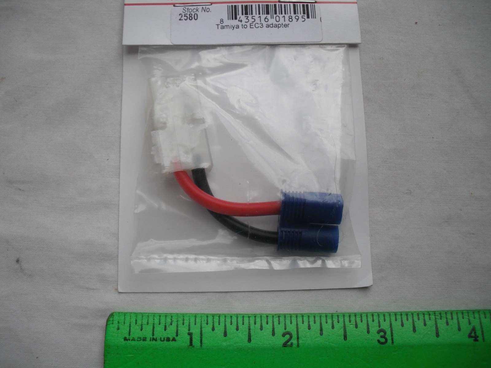 Maxx Products Mpi 2580, Tamiya to EC3 Adapter, Cable Wire, RC R/C Plane Airplane