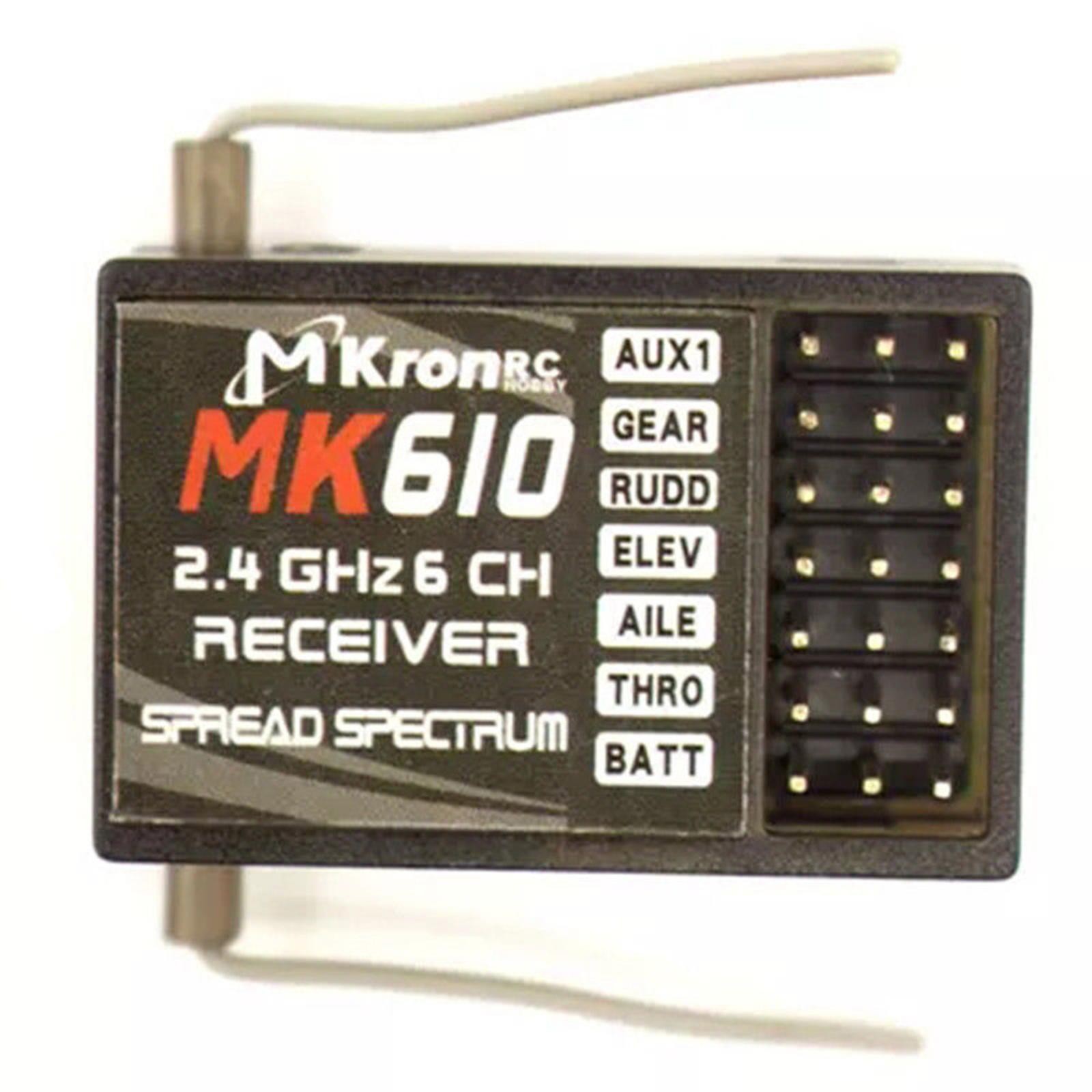 6 Channels 2.4GHz DSM2 400M MK610 Receiver For JR Spektrum Dx5e Dx6i Dx7