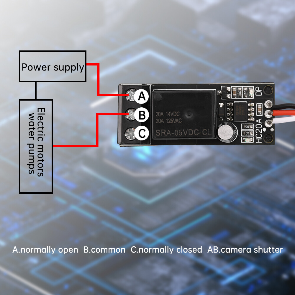 1PC PWM RC Model Receiver Control Switch 20A Relay for RC Boat Airplane Car FPV