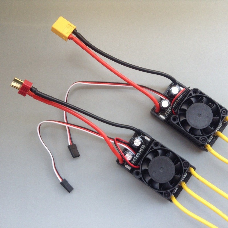 70A Bi-Directional Brushless ESC 2-6S 5V3A BEC 4mm Banana Plugs Air-Cooled