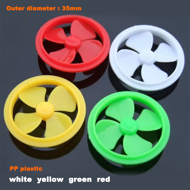 35mm CW/CCW Fan Propeller with Outer Ring for DIY Boat Model RC Parts & Accs