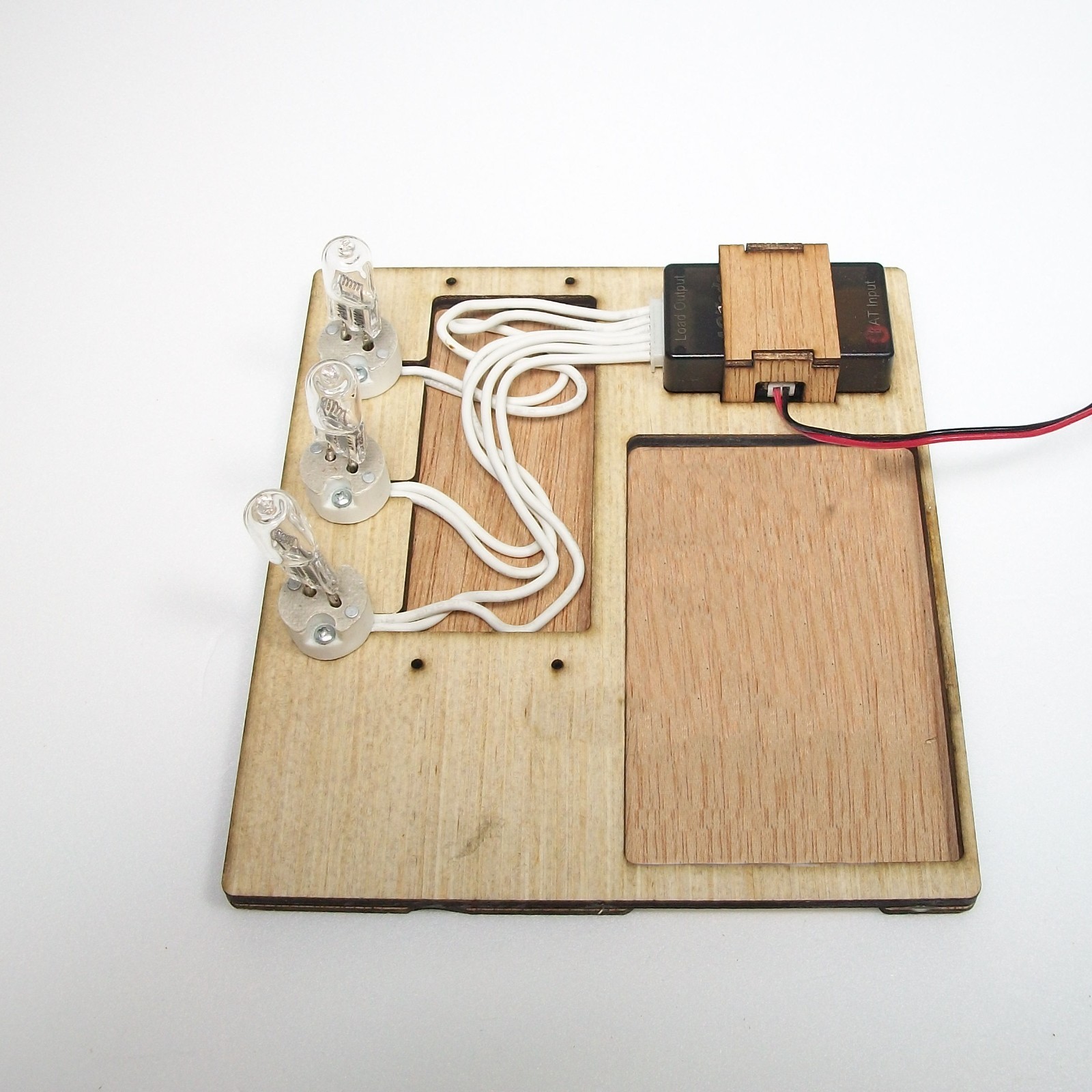Plywood Mounting Plate Kit for Cellmeter 8 150 watt Discharger, Easy to Assemble