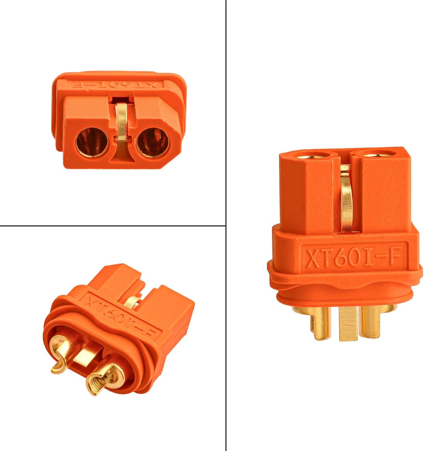 ELFCULB XT60i Connector XT60I-F Plug Female for RC Battery Amass Connector